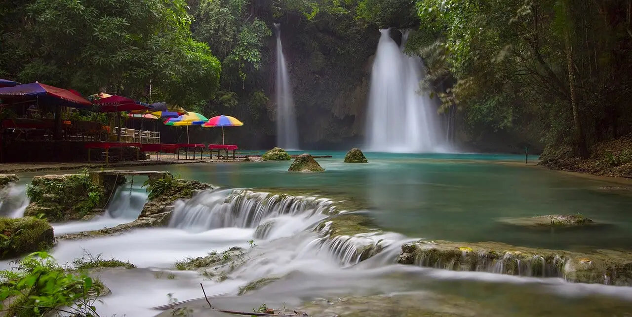 Kawasan Falls in Cebu, Philippines
